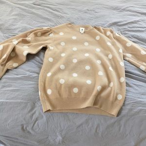 Polka dot sweater - worn once